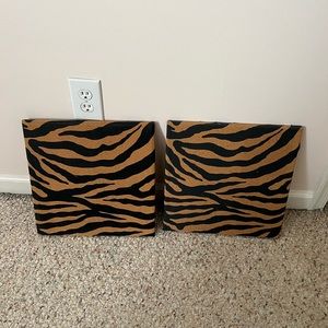 Square Zebra Corkboards